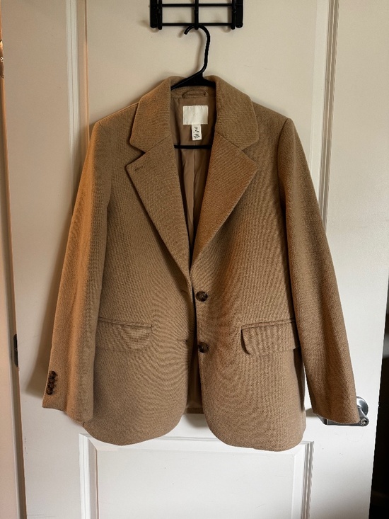 H&M Jackets & Blazers - Light Tan Jacket Suit Style